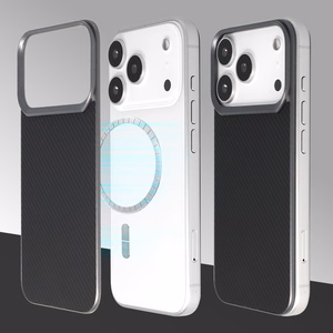 Liavec Carbon Layer Magsafe Aramid Fiber чехол для Iphone 17 Pro черный