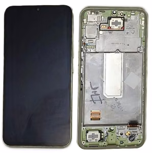 LCD ekraan Samsung A346 A34 5G 2023 puuteekraaniga ja raamiga Lime originaal (used Grade B)