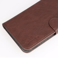 Wonder Common universaalne raamatümbris (L) iPhone 6 Plus/7 Plus/8 Plus/Xs Max/11 Pro Max/Samsung S20 FE/S21 FE pruun