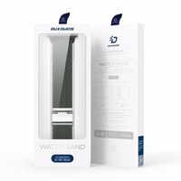 Strap Dux Ducis Mixture II Series Apple Watch 38/40/41mm Olive roheline