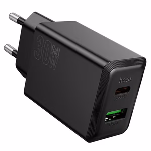 Phone Laadija Hoco USB A + USB C QC3.0 PD AFC 3A 30W N71 must