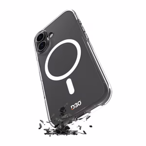 Puro Impact Clear D3O TPU+PC MagSafe Compatible Ümbris jaoks iPhone 17 - Läbipaistev