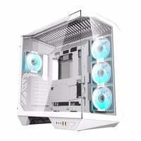 Darkflash DY470 computer ümbris (valge) + 4 fans