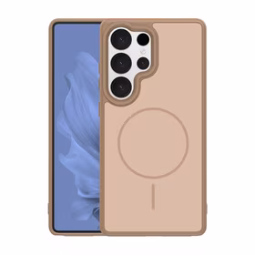 Frame Thin Mag ümbris for Samsung Galaxy S25 Ultra pruun