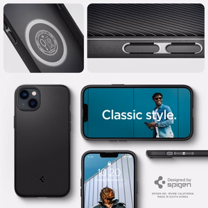 Spigen Mag Armor iPhone 14 Plus ümbris - matt must