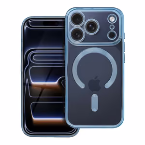 ELECTRO MAG COVER case compatible with MagSafe jaoks IPHONE 17 Pro sinine