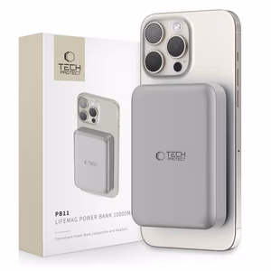 Powerbank Tech-Protect PB11 LifeMag MagSafe 10000 mAh - titaan