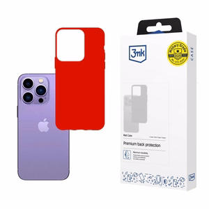 Kott iPhone 14 Pro Max seeria 3mk Matt ümbris - punane