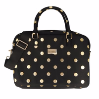 Wonder Briefcase Laptop 17 inches kuldne polka-dot