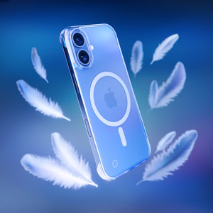 3mk Just20g MagCase jaoks iPhone 16 - läbipaistev