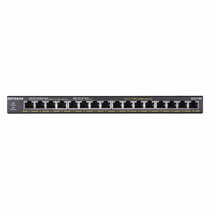 NETGEAR GS316P Unmanaged Gigabit Ethernet (10/100/1000) Power over Ethernet (PoE) Black