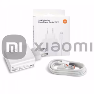 Laadija Xiaomi MDY-12-EH (BHR9465EU) valge 67W (koos pakendiga) + kaabel Type-C / Originaal 100% /