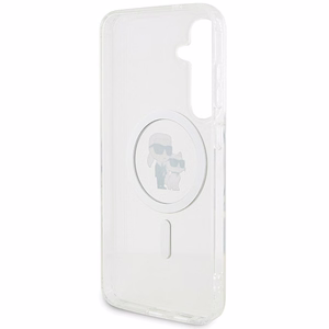 KARL LAGERFELD ümbris jaoks SAMSUNG S24 KLHMS24SHGKCNOT (MAGSAFE IML KC) läbipaistev
