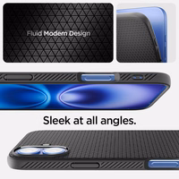 SPIGEN ümbris LIQUID AIR jaoks IPHONE 16 Plus matte must