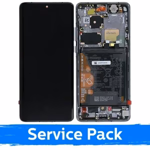 LCD ekraan Huawei P50 Pro raamiga / Golden Black / (Service Pack)