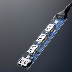 Dudao HUB 4in1 USB-C - 4x USB-A (3 x USB2.0 / USB3.0) 6.3cm must (A16T)