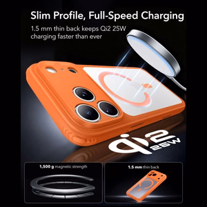 ESR Classic Hybrid MagSafe ümbris mudelitele iPhone 18 Pro / 17 Pro, oranž