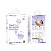 HOCO juhtmevaba kõrvaklapid bluetooth TWS EW202 purple