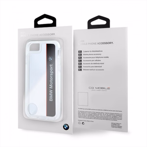 BMW Motorcase ümbris iPhone 7 / 8 / SE 2020 / SE 2022 jaoks - Läbipaistev must