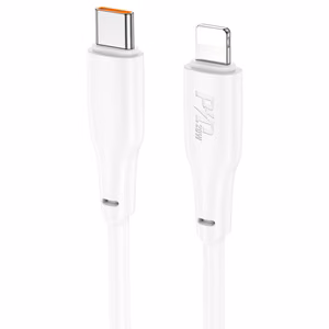 USB kaabel Hoco X93 60W USB-C to USB-C 1.0m valge