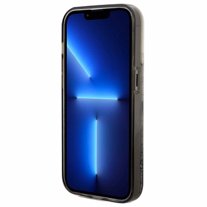 Karl Lagerfeld Liquid Glitter Choupette ümbris jaoks iPhone 14 Pro Max - läbipaistev