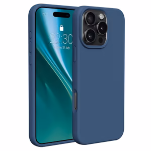 Etteri Silikoonist ümbris iPhone 16 Pro Max 6,9" tumesinine