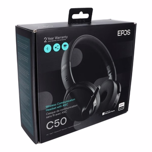 Mustad juhtmevabad kõrvaklapid Sennheiser Epos C50