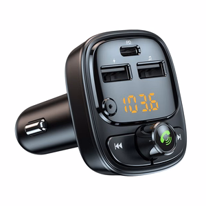 Blavec FM Transmitter Flash TR-06 MP3, Bluetooth - 2xUSB + Type C - PD 30W (TFMFTR06-B) black