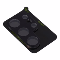 5D Full Glue Camera Karastatud klaas - jaoks Samsung Galaxy S25 Ultra must