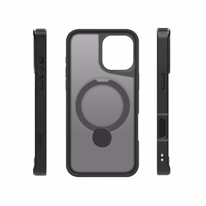 Etteri Matt Mag Ring Чехол для iPhone 17 Pro Max чёрный