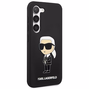 Karl Lagerfeld KLHCS23SSNIKBCK S23 S911 hardcase must/must Silicone Ikonik