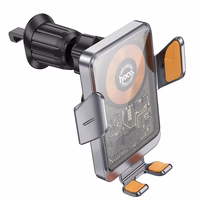 Juhtmevaba car phone Hoidja Hoco 15 W air vent HW7 hall
