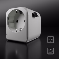 SBS universal travel adapter - EU 2xUSB-A - valge