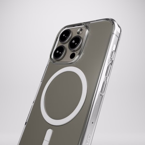 Силиконовый чехол Puro Impact Clear D3O MagSafe для iPhone 16 Pro - прозрачный