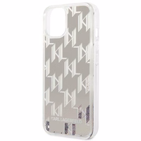 Karl Lagerfeld KLHCP14SLMNMS iPhone 14 6.1 "hardcase hõbedane / hõbedane Liquid Glitter Monogram