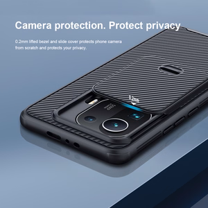 Nillkin CamShield Pro PC+TPU Ümbris jaoks Xiaomi Mi 11 Pro must