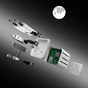 SBS TEADAPTUNI universal travel adapter - valge