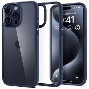 SPIGEN ümbris ULTRA HYBRID jaoks IPHONE 16 Pro Max tumesinine