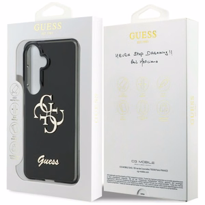 GUESS ümbris for SAMSUNG S26 GUHCS26S5HC4MLSK (IML Big Metal 4G and Script) must