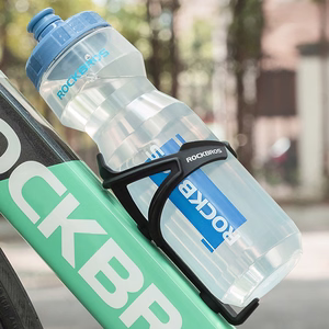 Rockbros 750 ml rattapudel - läbipaistev sinise huulikuga