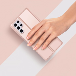 Чехол-книжка Dux Ducis Skin Pro для Samsung Galaxy S22 Ultra золотой
