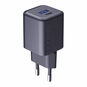 3mk Hyper Charger PD 33W GaN QC4+ PPS AFC FCP SCP 1A1C seinalaadija - must