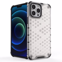Honeycomb Case soomuskaitse TPU kaitsekattega iPhone 13 Pro Max läbipaistev