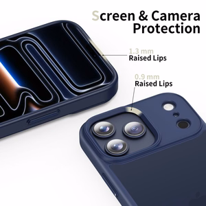 Tech-Protect MagMat Ümbris jaoks iPhone 17 Pro - Matte tumesinine sinine