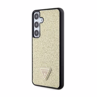 Guess Rhinestone Triangle ümbris jaoks Samsung Galaxy S24+ - kuldne