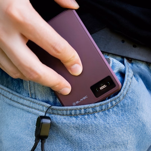 Blavec BJ-03 10000 mAh õhuke MagSafe-toega magnetiline akupank, 13,5 mm, USB-C, 22,5 W, kolm ühes (PBBJ03-MC10P) (värv: lilla)