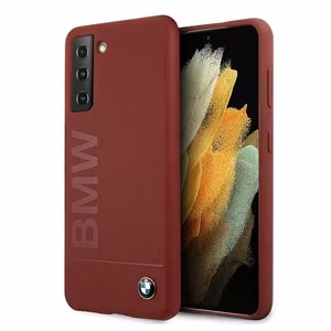 BMW Silikoonist logoümbris Samsung Galaxy S21+ jaoks - punane