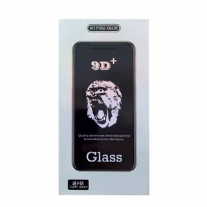 Karastatud klaas 9D Gorilla Apple iPhone 17 Pro must