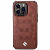 Ümbris BMW BMHMP14X22RPSR iPhone 14 Pro Max 6.7" Burgundy/burgundy Leather Seats Pattern MagSafe
