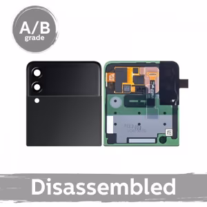 LCD ekraan ühilduv Samsung F711 Z Flip3 (välimine) raamiga / Cream / (9/10 kasutatud)